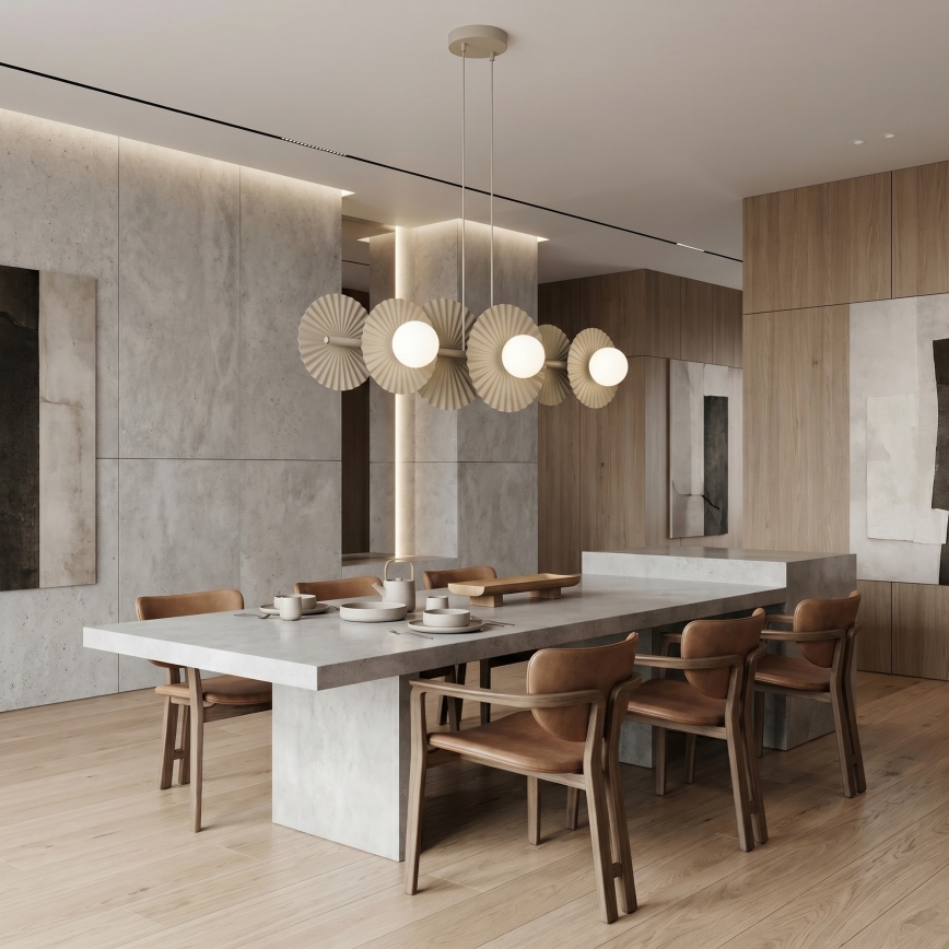 Luster na sajli UMBRA 6xG9/8W/230V bež