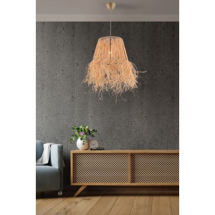 Luster na sajli VALANCE 1xE27/40W/230V smeđa