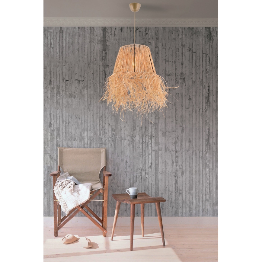 Luster na sajli VALANCE 1xE27/40W/230V smeđa