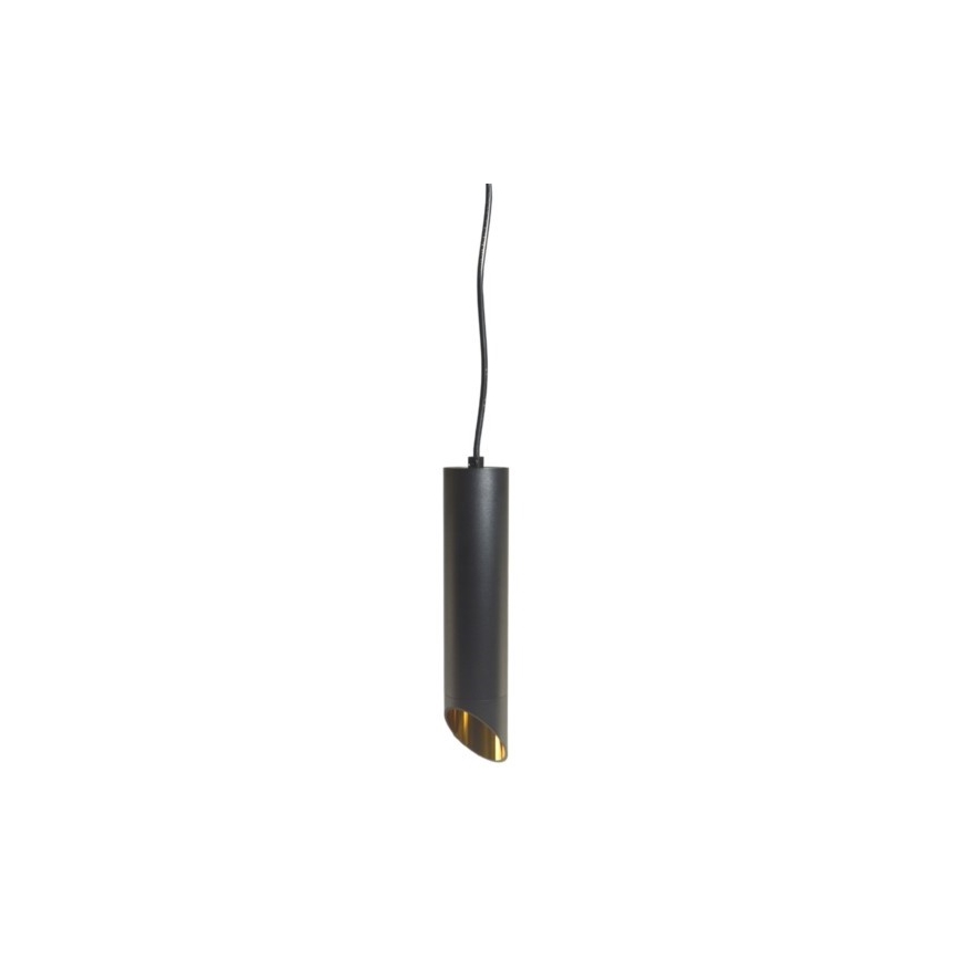 Luster na sajli VALDA 1xGU10/60W/230V 132 cm crna