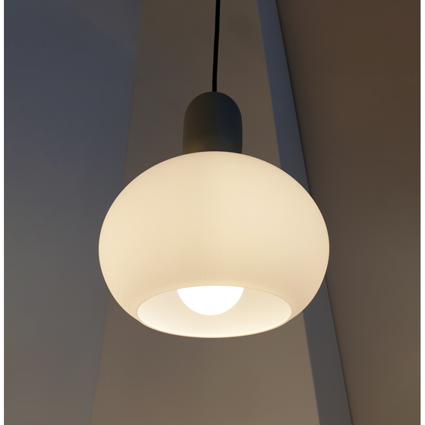 Luster na sajli VALISIA 1xE27/40W/230V crna/maslinasta
