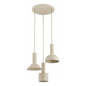 Luster na sajli VANTI 3xE27/15W/230V bež