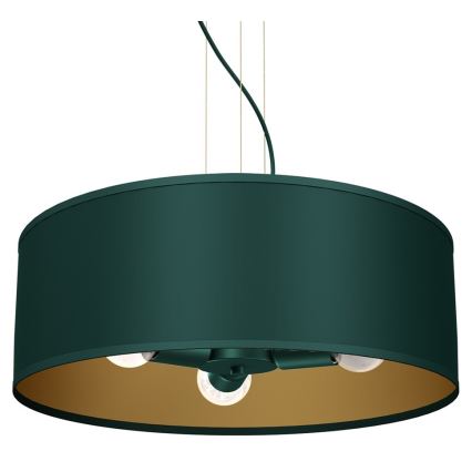 Luster na sajli VERDE 3xE27/60W/230V zelena