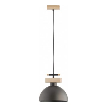 Luster na sajli VERTA 1xE27/15W/230V smeđa/bež