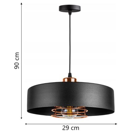 Luster na sajli VEST 1xE27/60W/230V