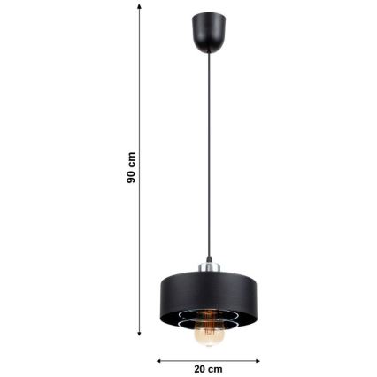 Luster na sajli VEST 1xE27/60W/230V