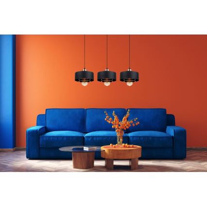 Luster na sajli VEST 3xE27/60W/230V