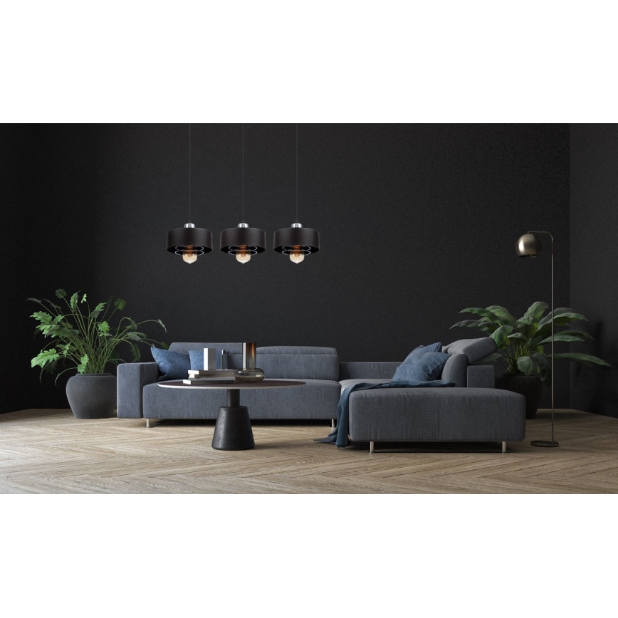 Luster na sajli VEST 3xE27/60W/230V