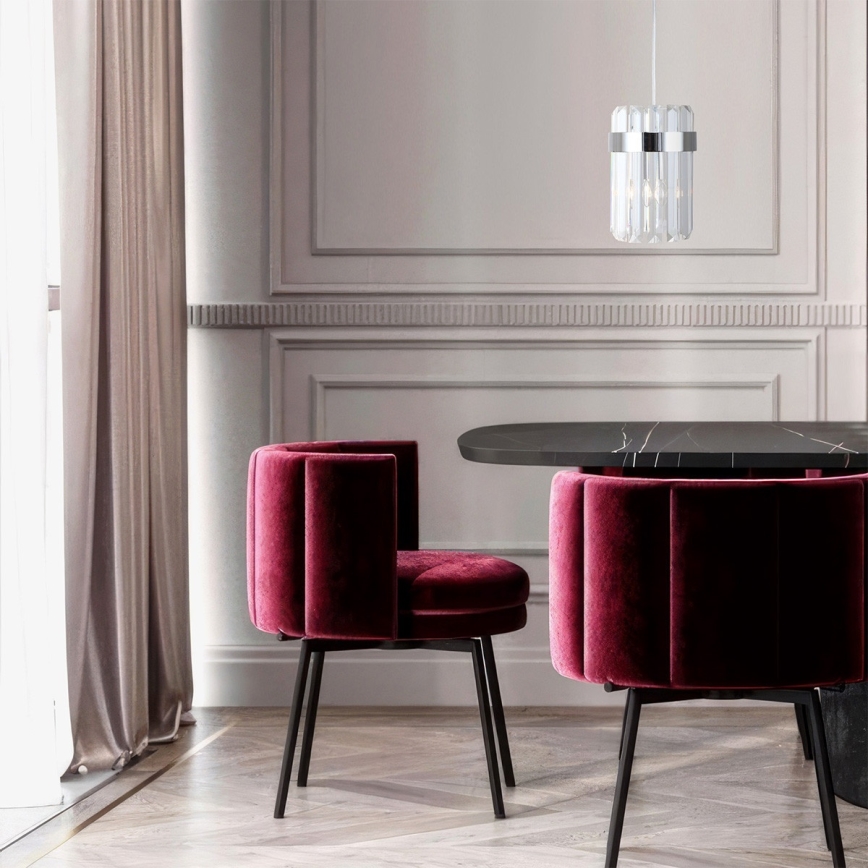 Luster na sajli VETRO 1xE14/10W/230V sjajni krom