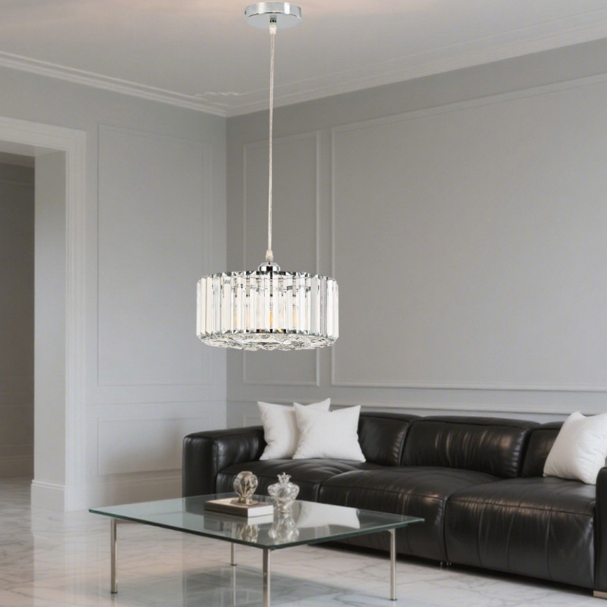 Luster na sajli VETRO 1xE27/60W/230V sjajni krom