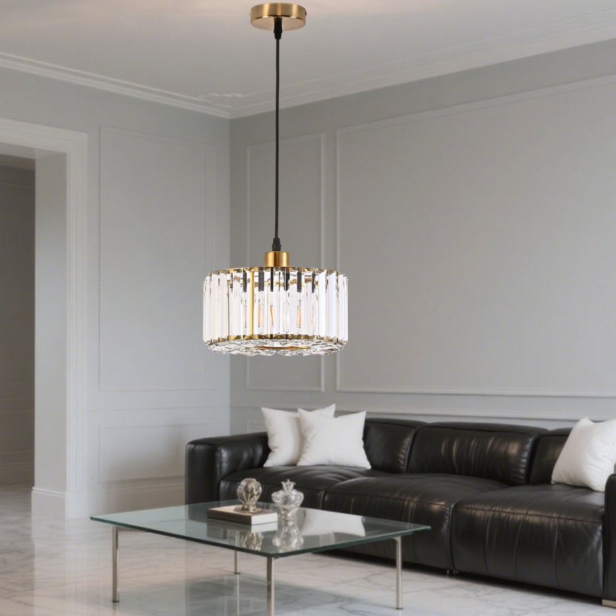 Luster na sajli VETRO 1xE27/60W/230V zlatni