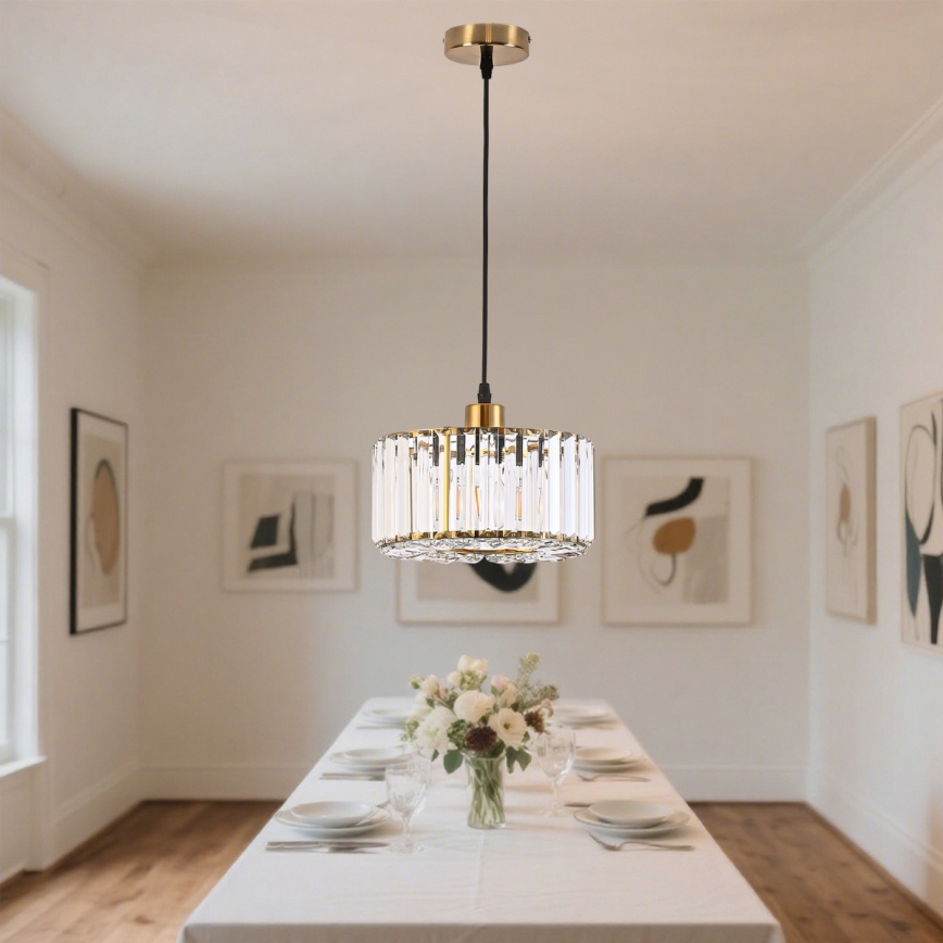 Luster na sajli VETRO 1xE27/60W/230V zlatni