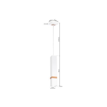 Luster na sajli VIDAR 1xGU10/25W/230V