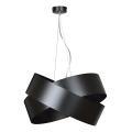 Luster na sajli VIENO 3xE27/15W/230V crna