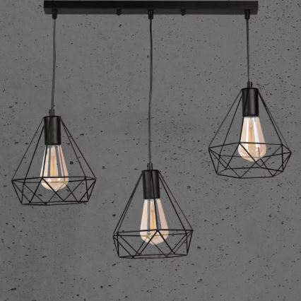 Luster na sajli VIGO 3xE27/20W/230V