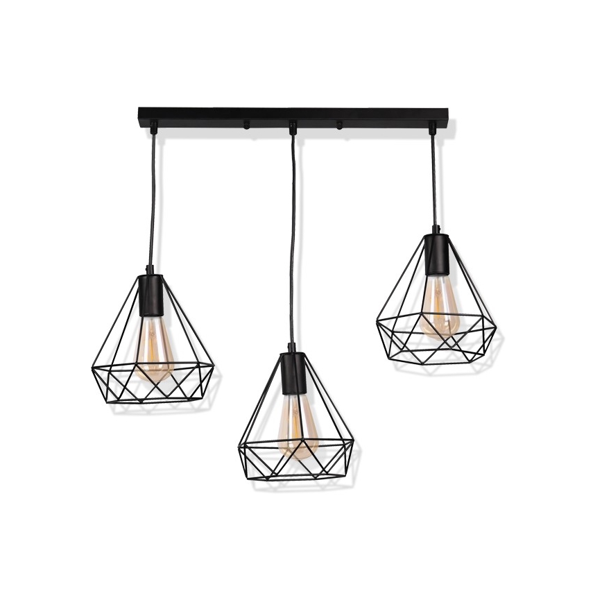 Luster na sajli VIGO 3xE27/20W/230V