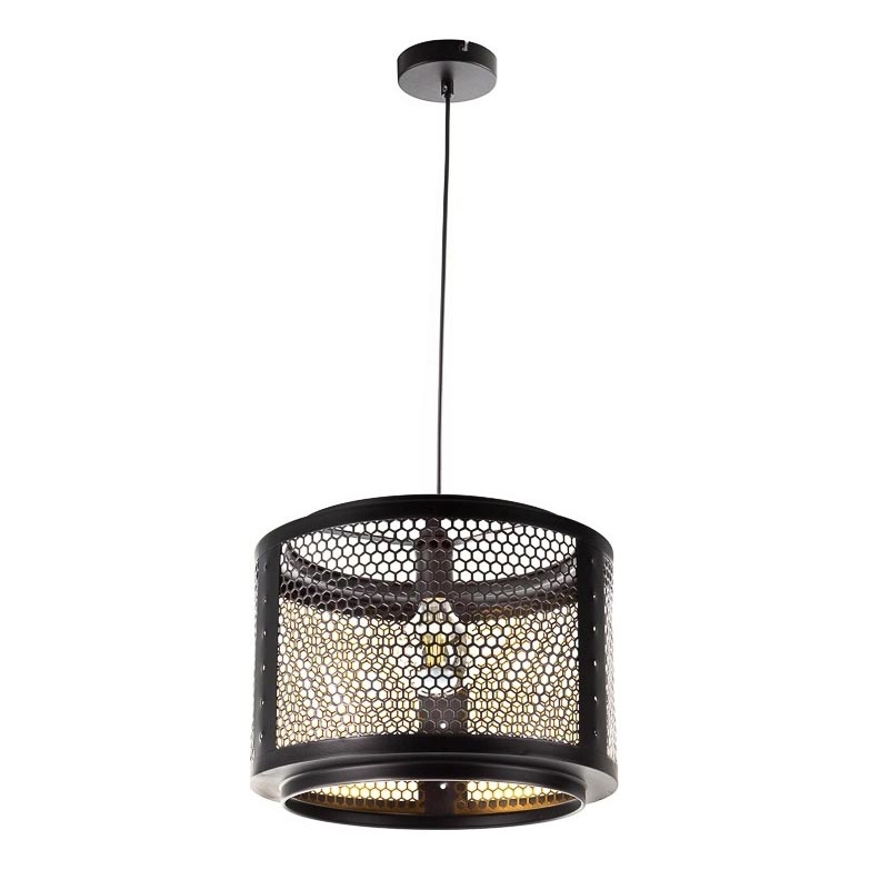 Luster na sajli VITO 1xE27/40W/230V crna