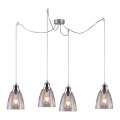 Luster na sajli VOICE 4xE27/40W/230V pauk