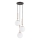 Luster na sajli VOLDA 3xE14/10W/230V pr. 28 cm mesing