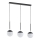 Luster na sajli VOLDA 3xE14/40W/230V crna