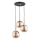 Luster na sajli VOLDA 3xE27/15W/230V pr. 52 cm mesing