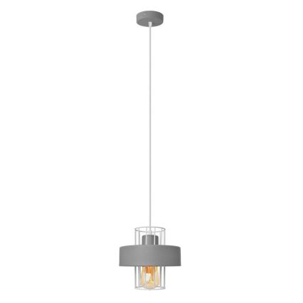 Luster na sajli VOLTA 1xE27/15W/230V siva