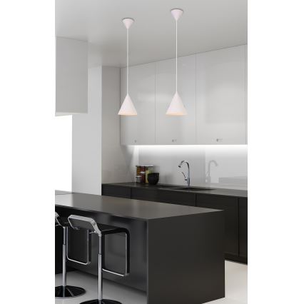 Luster na sajli VOSS 1xE27/40W/230V bijela