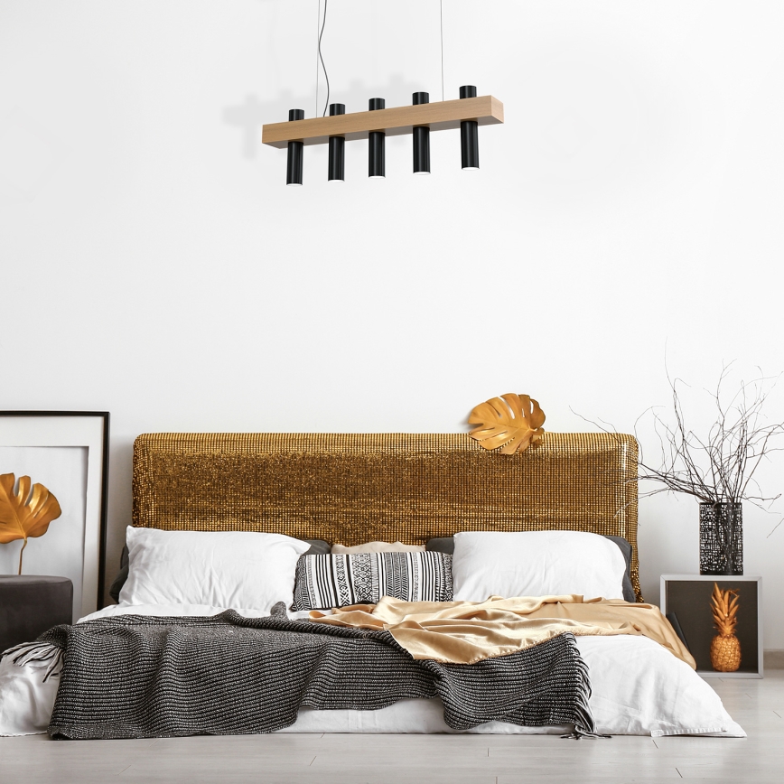 Luster na sajli WEST 5xGU10/25W/230V