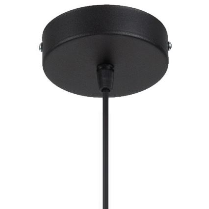 Luster na sajli WILL 1xE27/60W/230V crna