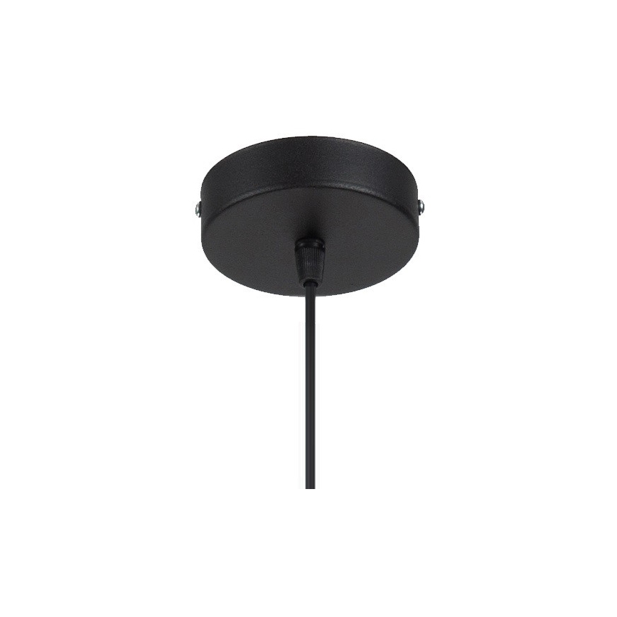 Luster na sajli WILL 1xE27/60W/230V crna