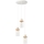 Luster na sajli WOODNEST 3xE27/15W/230V borovina/krem