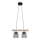 Luster na sajli WOODSTOCK 2xE27/15W/230V