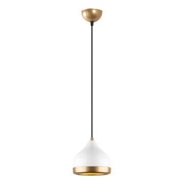 Luster na sajli YILDO 1xE27/40W/230V bijela/zlatna