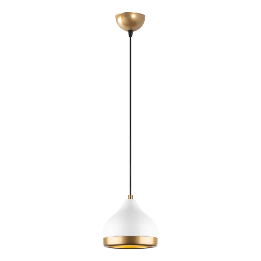 Luster na sajli YILDO 1xE27/40W/230V bijela/zlatna