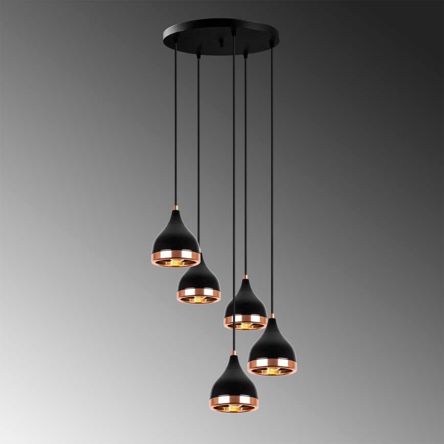 Luster na sajli YILDO 5xE27/40W/230V