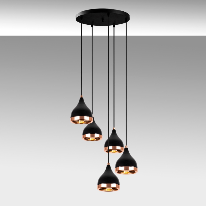 Luster na sajli YILDO 5xE27/40W/230V