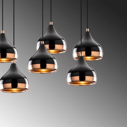 Luster na sajli YILDO 7xE27/40W/230V