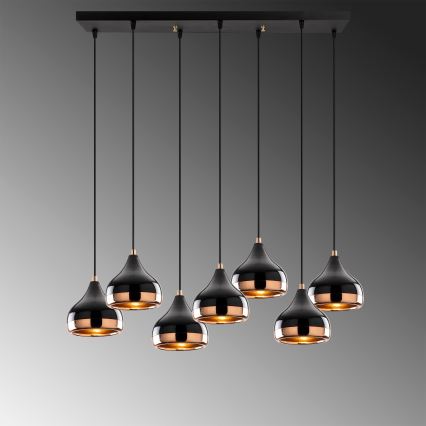 Luster na sajli YILDO 7xE27/40W/230V