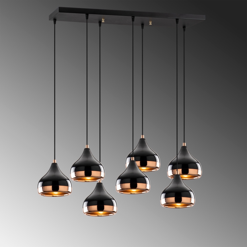 Luster na sajli YILDO 7xE27/40W/230V