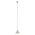 Luster na sajli za 1-fazni tračni sustav CONO 1xE27/15W/230V crna/bež