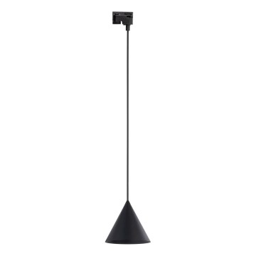 Luster na sajli za 1-fazni tračni sustav CONO 1xE27/15W/230V crna
