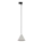 Luster na sajli za 1-fazni tračni sustav CONO 1xE27/15W/230V crna/siva