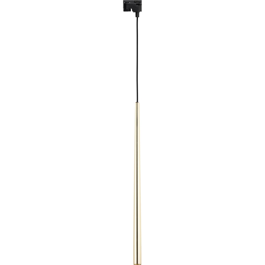 Luster na sajli za 1-fazni tračni sustav PIANO 1xG9/8W/230V zlatna/crna