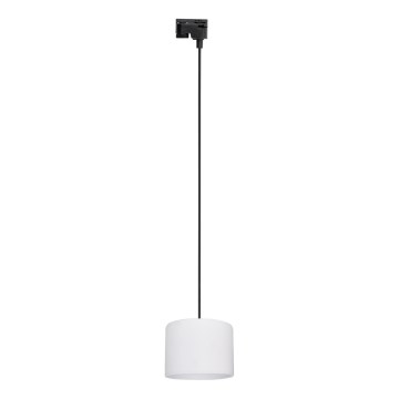 Luster na sajli za 1-fazni tračni sustav TRACER 1xE27/15W/230V pr. 20 cm crna/bijela