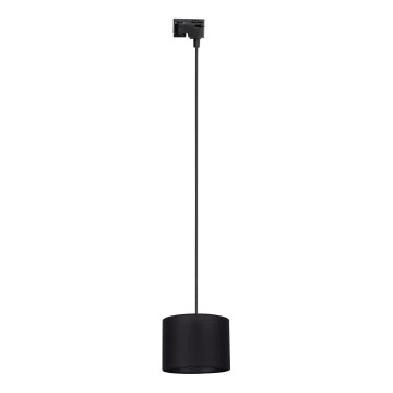 Luster na sajli za 1-fazni tračni sustav TRACER 1xE27/15W/230V pr. 20 cm crna
