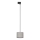 Luster na sajli za 1-fazni tračni sustav TRACER 1xE27/15W/230V pr. 20 cm crna/siva