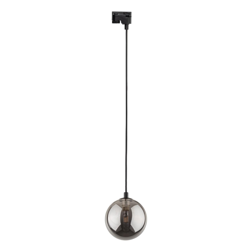 Luster na sajli za 1-fazni tračni sustav TRACER 1xG9/8W/230V crna/dimna crna