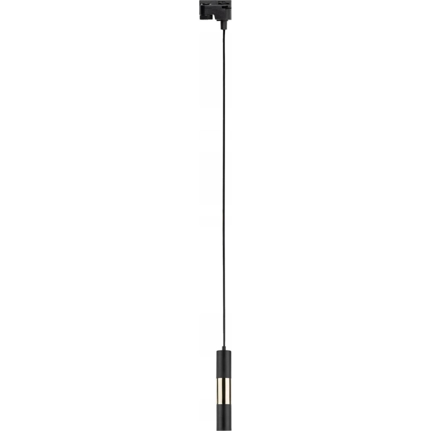 Luster na sajli za 1-fazni tračni sustav TRACER 1xGU10/10W/230V crna/zlatna