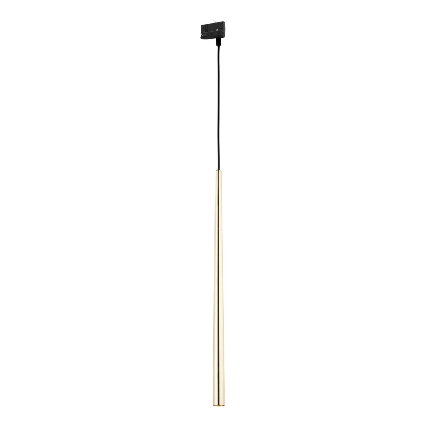 Luster na sajli za 3-fazni tračni sustav PIANO 1xG9/8W/230V zlatna/crna