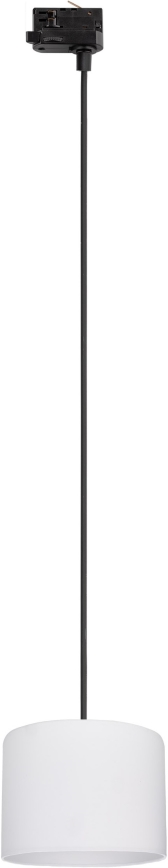 Luster na sajli za 3-fazni tračni sustav TRACER 1xE27/15W/230V pr. 20 cm crna/bijela